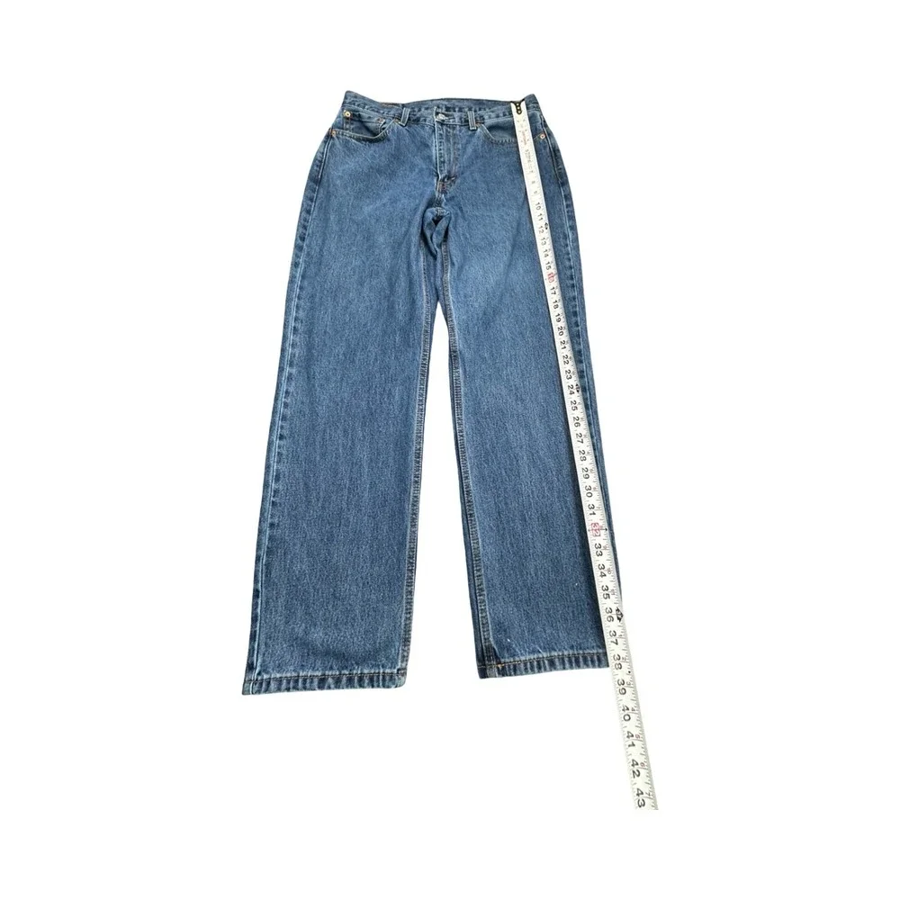Levis Jeans Mens 33x30 Blue 550 Relaxed Fit Tapered Leg Medium Wash Denim Pants
